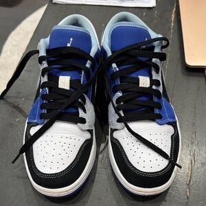 Nike Black, Blue, and White Men's Sneakers